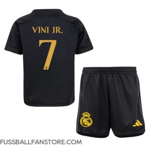 Real Madrid Vinicius Junior #7 Replik 3rd trikot Kinder 2023-24 Kurzarm (+ Kurze Hosen)